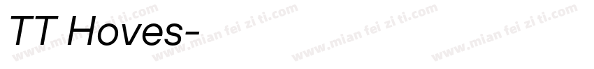 TT Hoves字体转换